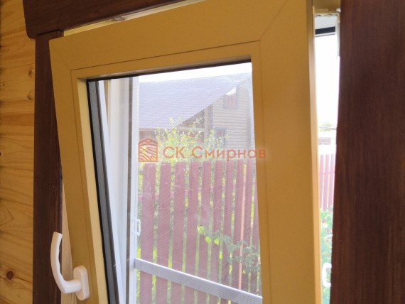 ПВХ окна крашенные