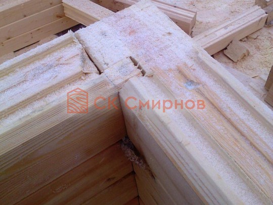 Февраль 2015 - баня из бруса №4