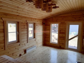 Фото №71: баня из бруса 108