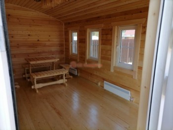 Фото №77: баня из бруса 108