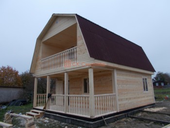 Фото №10: дом из бруса 60