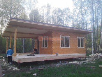 Фото №40: дом из бруса 69