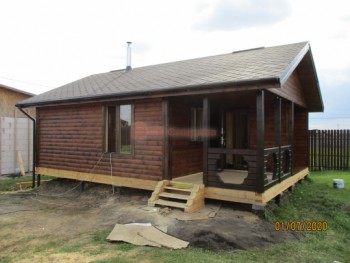 Фото №4: баня из бруса 87